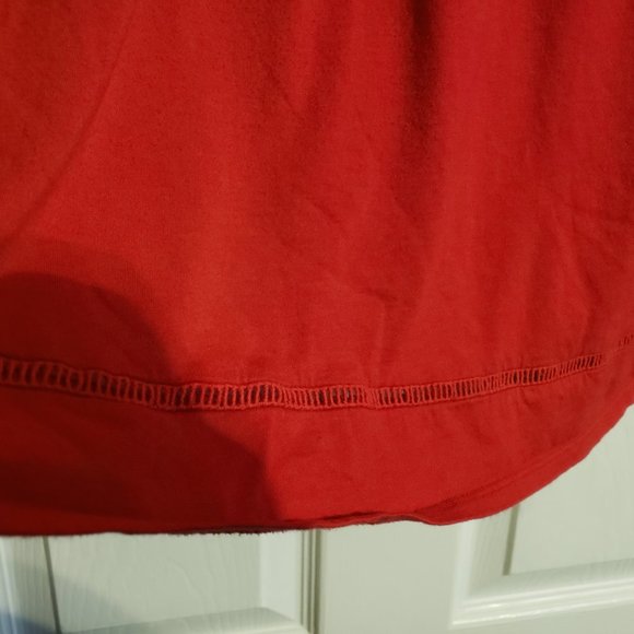Croft & Barrow Women's 2x red top - Picture 4 of 6